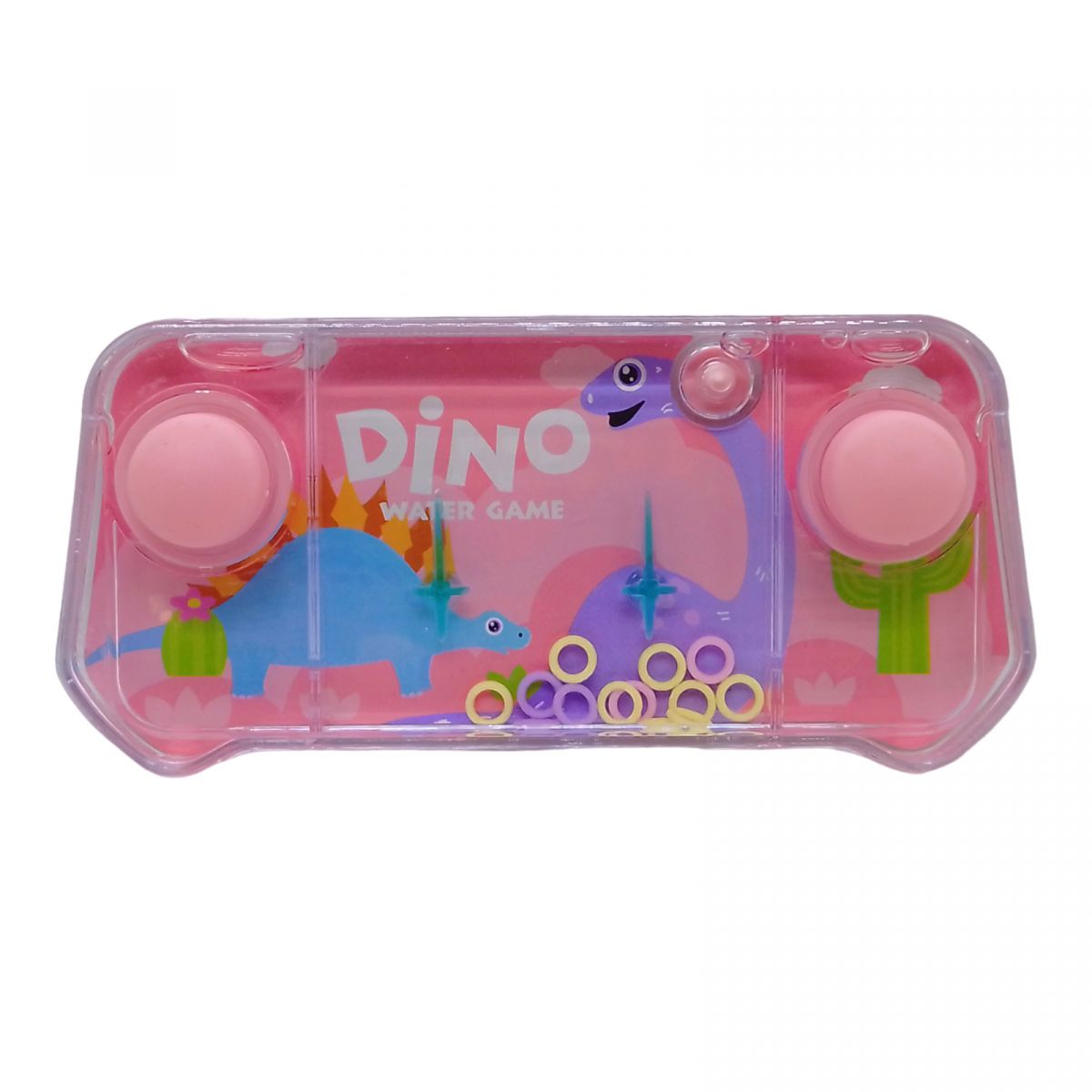 Водна гра з кільцями "Динозаври" (рожевий)