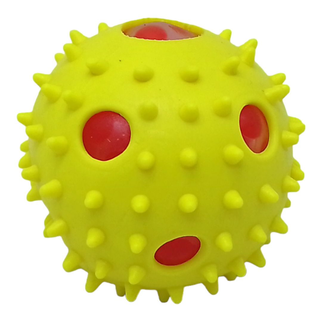 Іграшка-антистрес "Мʼячик з орбізами" (жовтий)