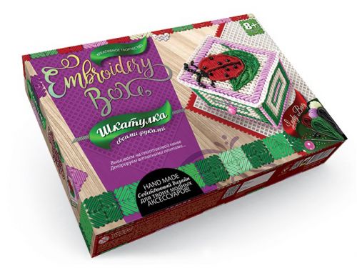Набір для творчості "Шкатулка Embroidery Box: Lady Bug" фото