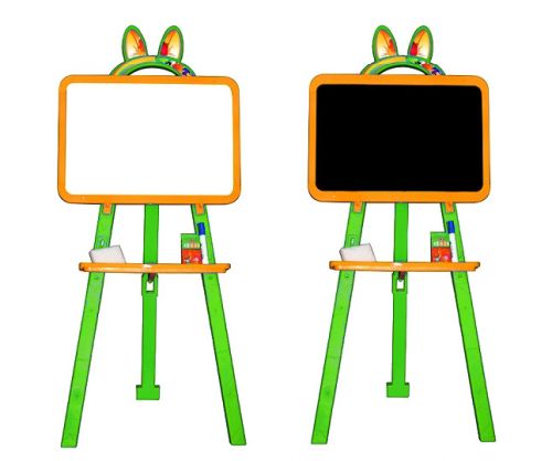Мольберт для малювання (оранжево-зелений) фото
