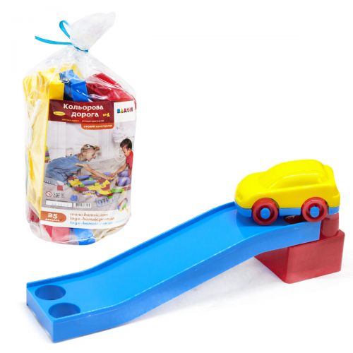 Іграшка дитяча "Різнобарвна дорога", 25 деталей фото