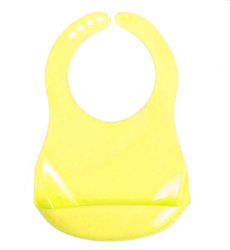 Фартух нагрудний з кишенею на застібці (жовтий) фото