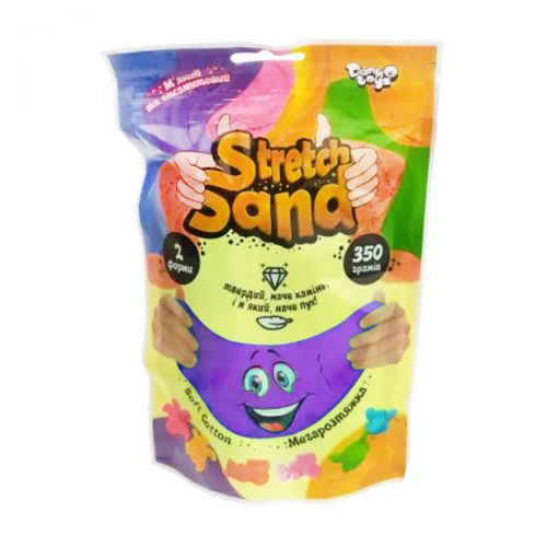 Кінетичний пісок "Stretch Sand" укр 350 г фіолетовий фото