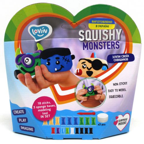 Набір для ліплення "Squshy Monsters" фото