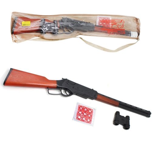 Уцінка.  Гвинтівка "Winchester" з пістонами і біноклем - тріщина у прикладі фото