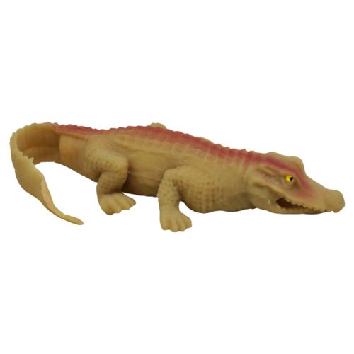 Іграшка-тянучка "Крокодил", бежевий фото