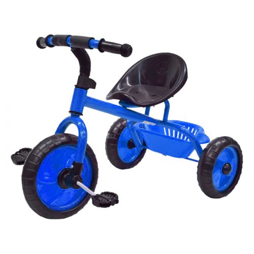 Велосипед дитячий триколісний, синій (транспортувальна упаковка) фото