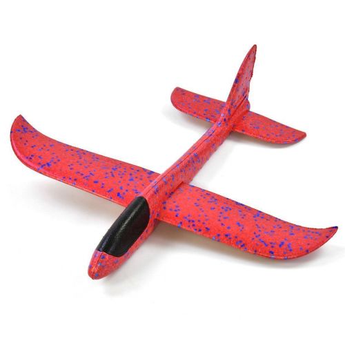 Пінопластовий планер-літачок, 48 см, червоний фото