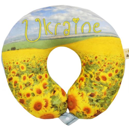 Дорожня подушка-підголовник "Україна" фото