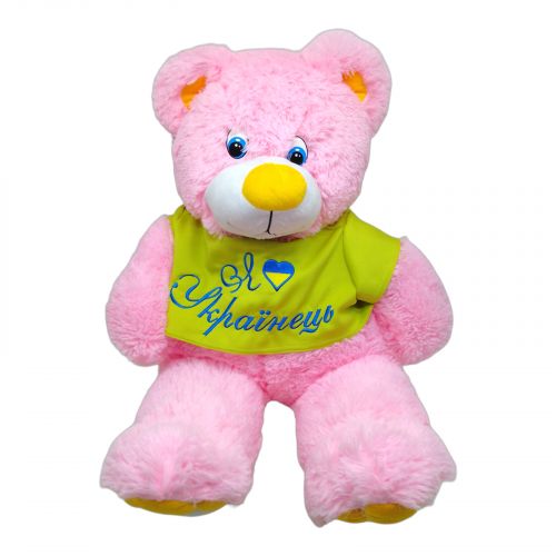 Плюшева іграшка "Ведмедик Барні", 50 см, рожевий фото