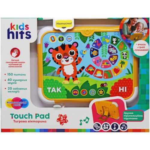 Планшет "Touch Pad: Тигрова вікторина" (укр) фото