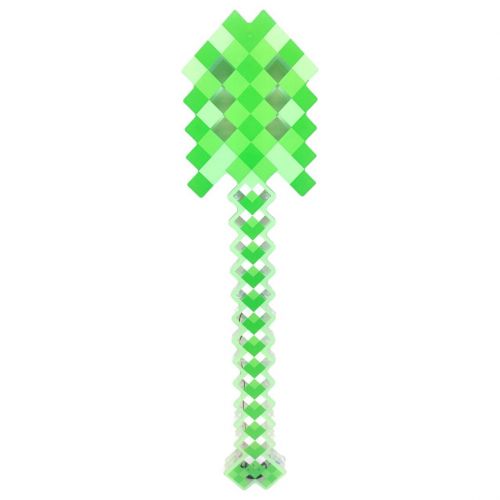 Лопата "Minecraft", свет, звук (зелена) фото