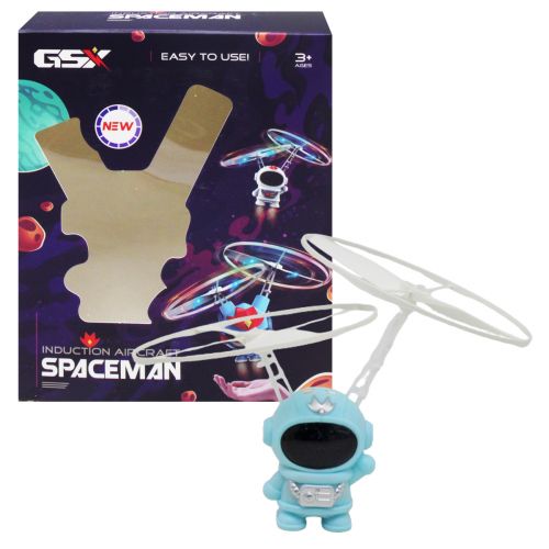 Літаюча іграшка "Космонавт" (блакитний) фото