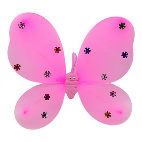 Крила метелика зі світловими ефектами (рожеві) фото