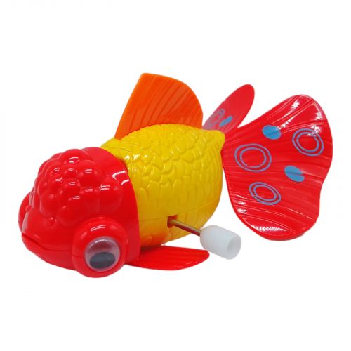 Заводна іграшка "Золота рибка" (жовта) фото