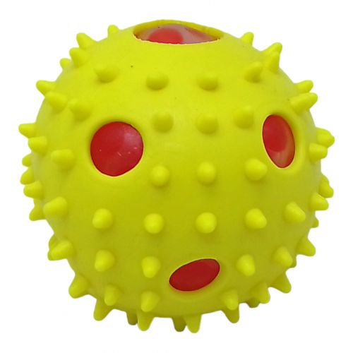 Іграшка-антистрес "Мʼячик з орбізами" (жовтий) фото