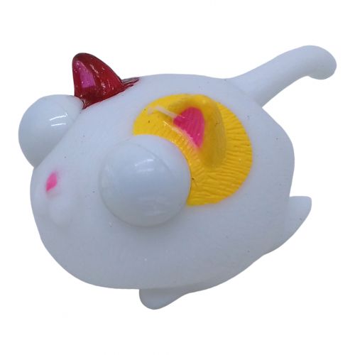 Іграшка-антистрес "Popping eyes: Котик" (білий) фото