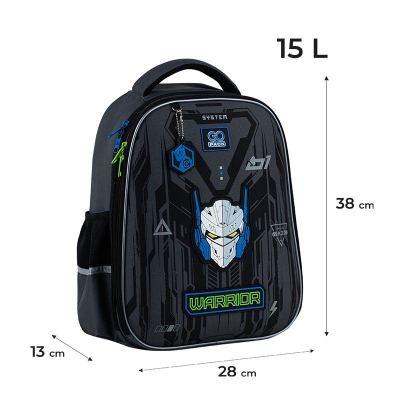 Рюкзак GoPack Education напівкаркасний 165M Warrior Рюкзак GoPack Education напівкаркасний 165M Warrior