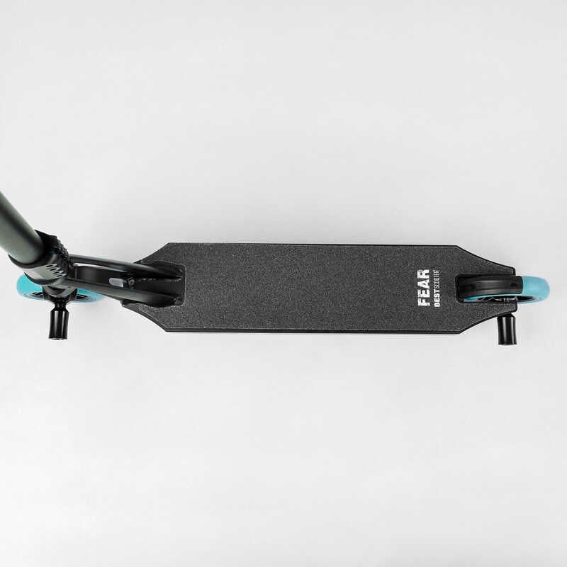 Самокат трюковий "Best Scooter" FEAR, SCS-система, ПЕГИ, алюмінієвий диск та дека, колеса PU, d=115 мм, ширина керма 58 см фото 10 Самокат трюковий "Best Scooter" FEAR, SCS-система, ПЕГИ, алюмінієвий диск та дека, колеса PU, d=115 мм, ширина керма 58 см фото 10