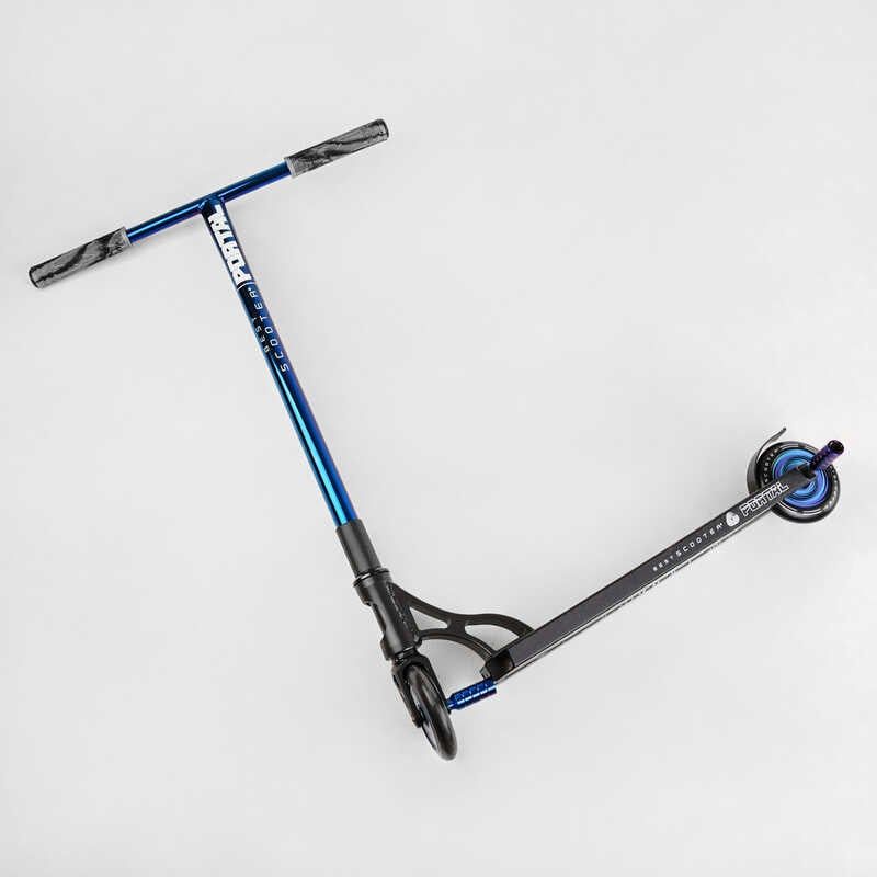 Самокат трюковий "Best Scooter. Portal" (HIC-система, ПЕГИ, алюмінієвий диск та дека, колеса PU, d=120 мм, ширина керма 58 см) фото 10 Самокат трюковий "Best Scooter. Portal" (HIC-система, ПЕГИ, алюмінієвий диск та дека, колеса PU, d=120 мм, ширина керма 58 см) фото 10