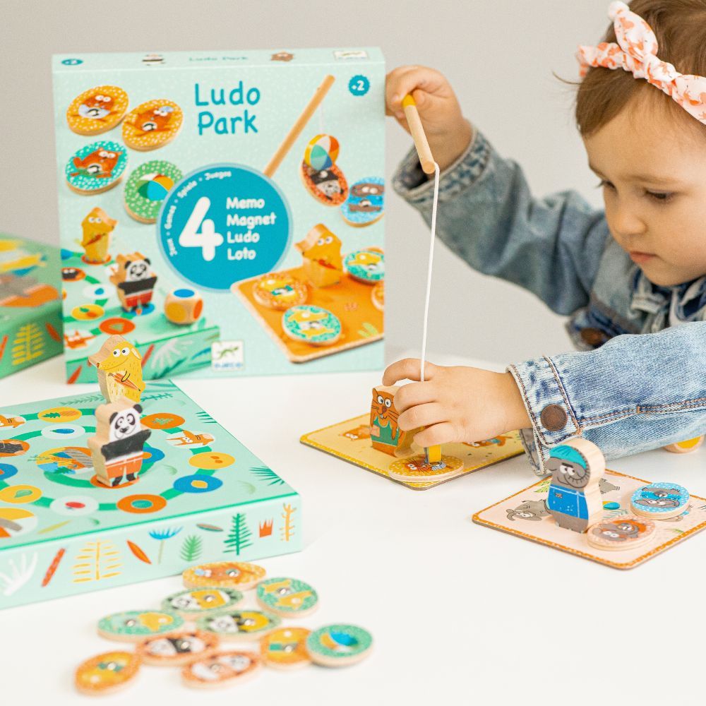 Набір ігор DJECO 4 в 1 "Лудопарк"  фото 10