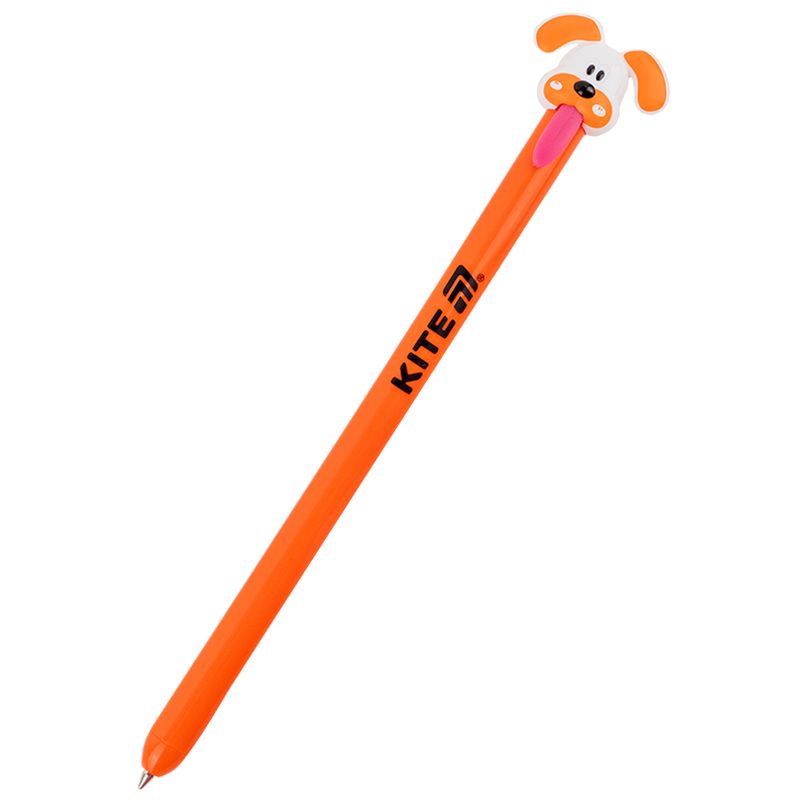 Ручка кулькова автоматична Little puppy, синя  фото 10