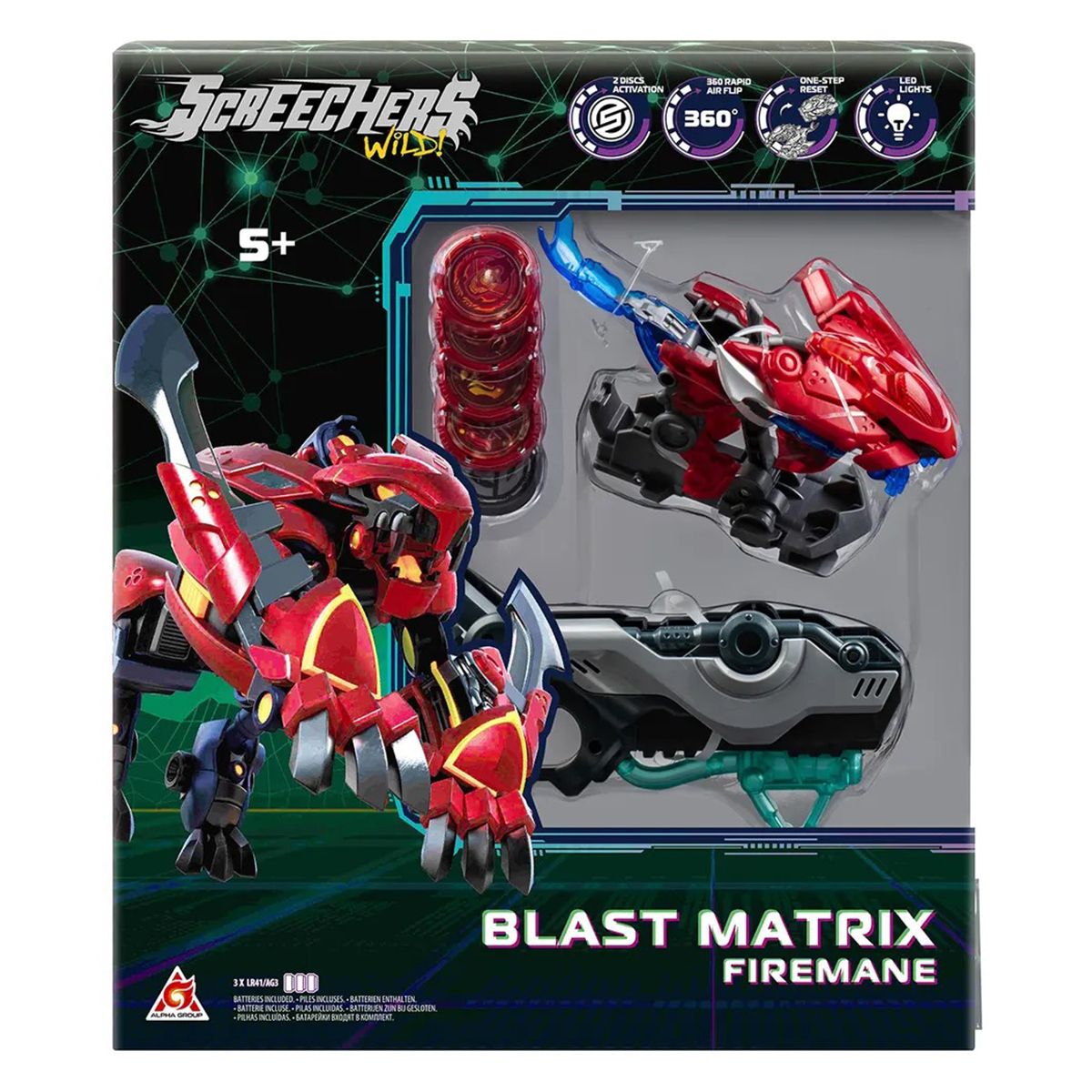 Ігровий набір Screechers Wild! S5 L2 – ФАЙЕРМЕН  фото 10