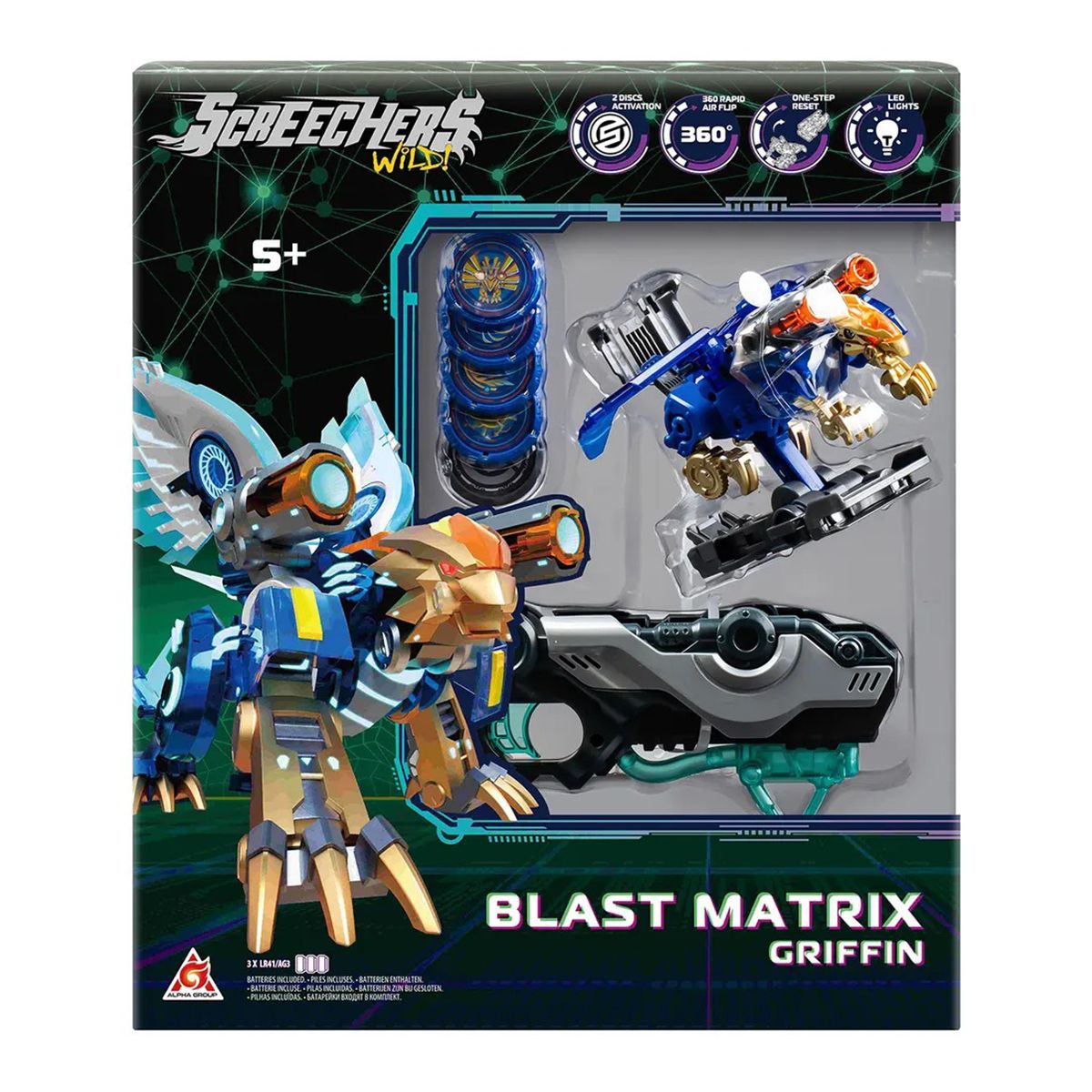 Ігровий набір Screechers Wild! S5 L2 – Гріфін  фото 10