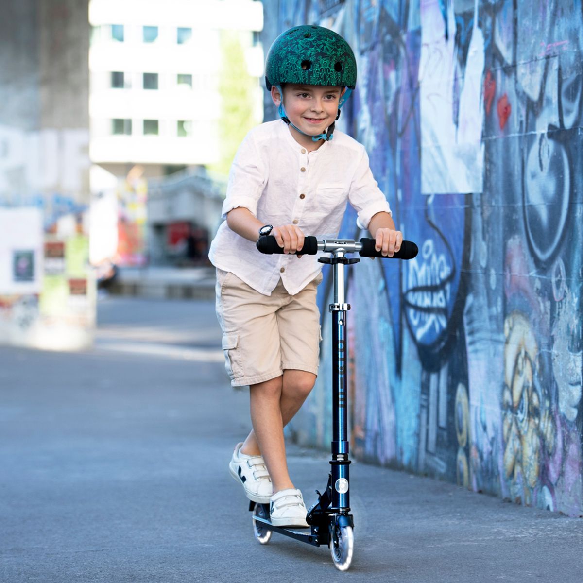 Самокат Micro серии Sprite LED – Перламутровый микс  фото 10