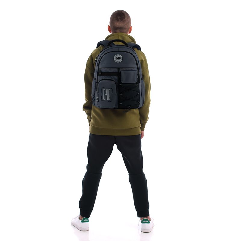 Рюкзак GoPack Education Teens 184 темно-сірий  фото 10