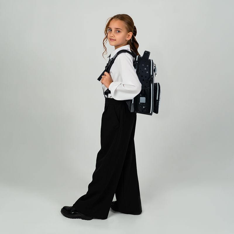 Рюкзак Kite Education каркасний 556 Black&Silver  фото 10