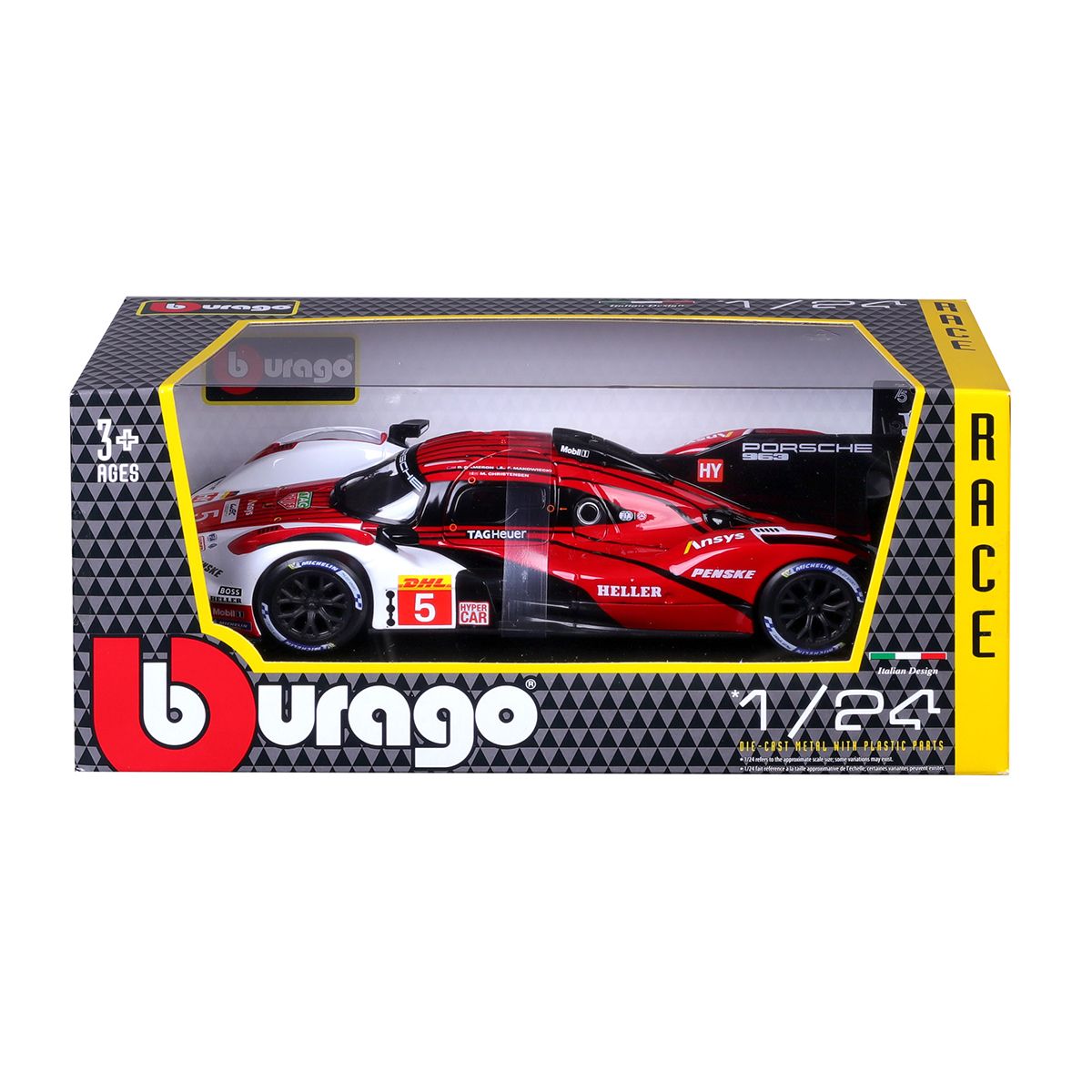 Автомодель PORSCHE 963 Bburago (1:24)  фото 10