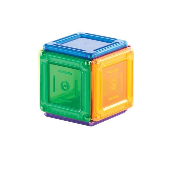 Магнітний конструктор Guidecraft PowerClix Solids, 24 деталі  фото 10