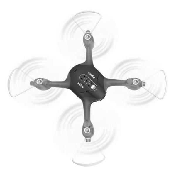 Квадрокоптер Syma з 2,4 ГГц керуванням та FPV-камерою 21 cм чорний (X23W Black)  фото 10