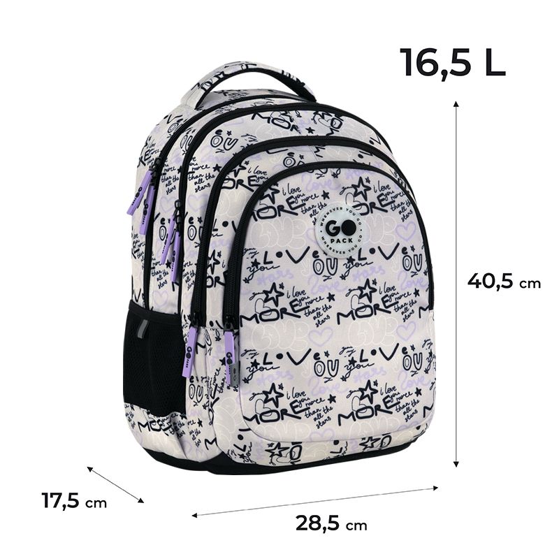 Рюкзак GoPack Teens 162M-1 (40,5x28,5x17,5 см)  фото 10