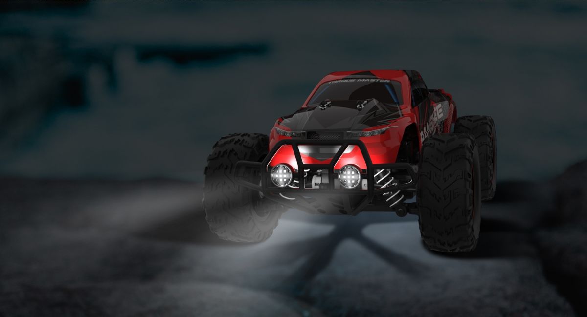 Машинка на р/к Banshee 4x4, 30км/ч, пропорциональное управление, светящиеся фары, 7. 4В/1300мАч  фото 10