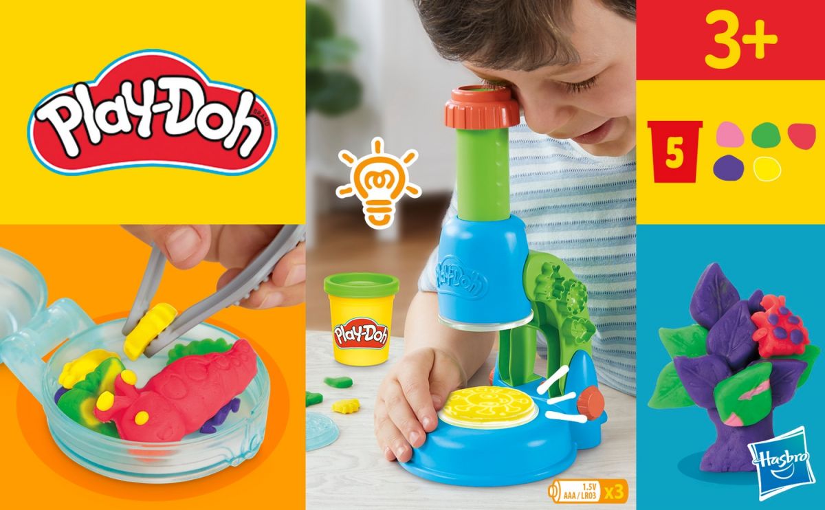Play-Doh Набор для творчества с массой для лепки Микроскоп  фото 10