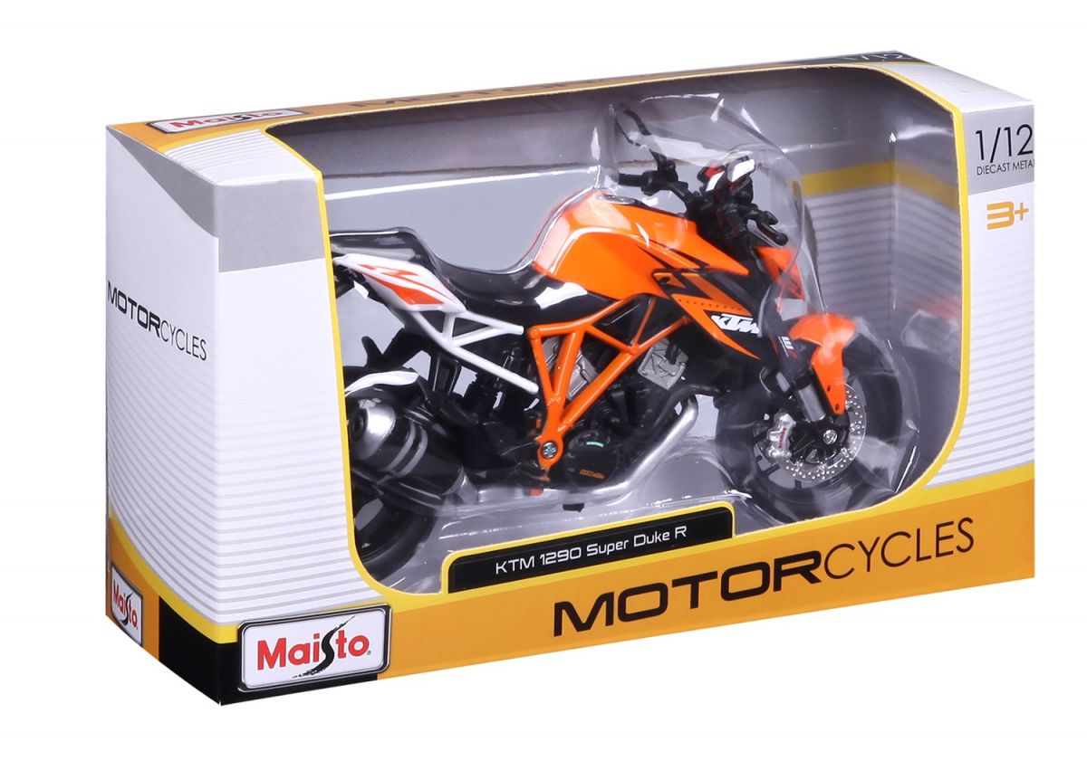 Мотоцикл іграшковий KTM Super Duke R 1290 в масштабі 1:12  фото 10