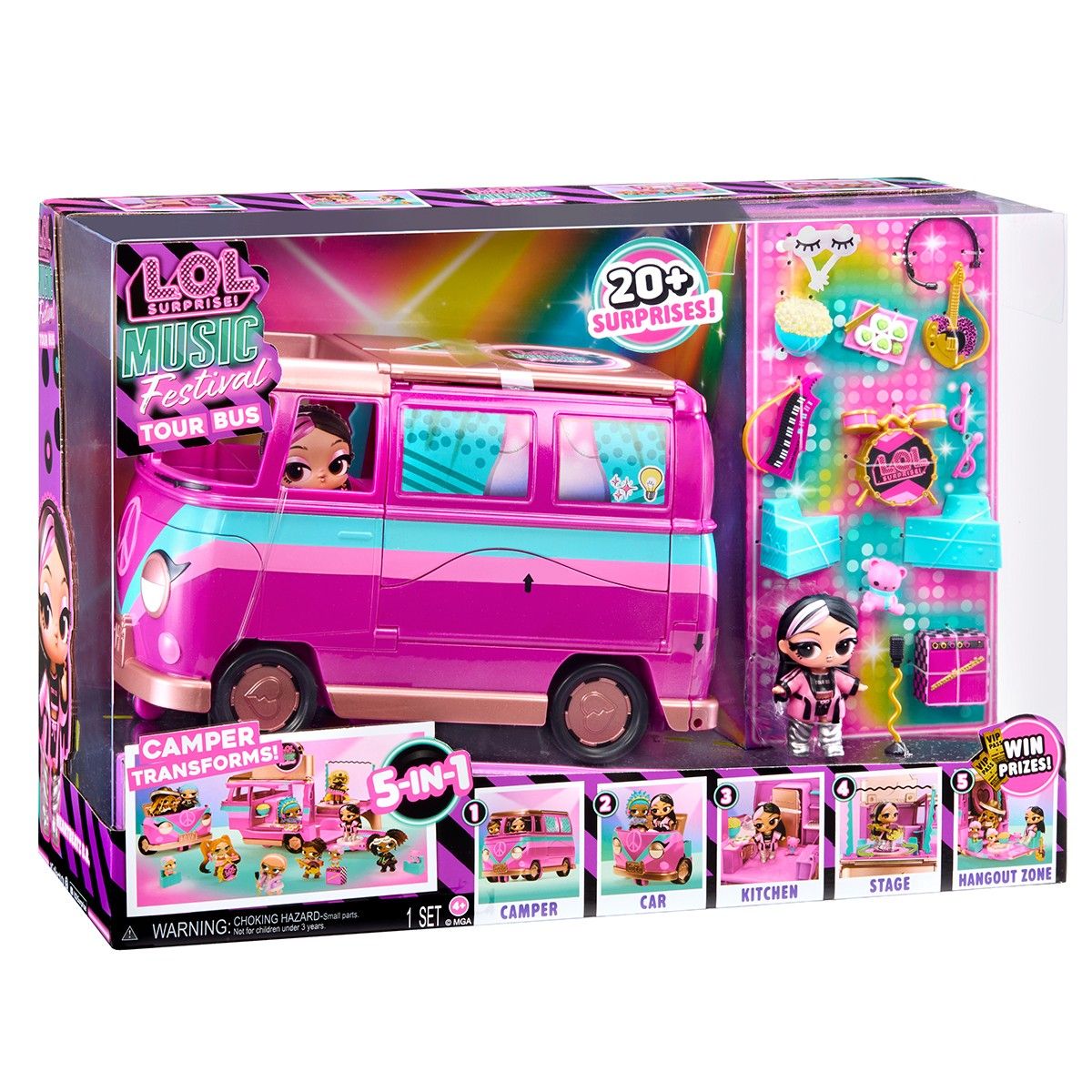 Игровой набор с куклой L. O. L.  Surprise! серии Music Festival – Гастрольный автобус  фото 10