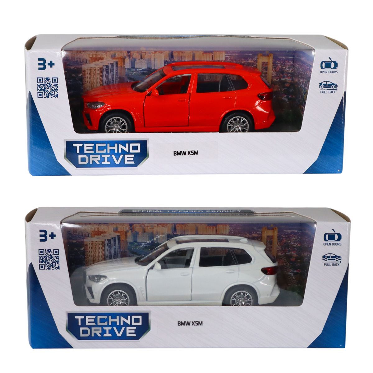 Автомодель – BMW X5 M (білий, червоний)  фото 10