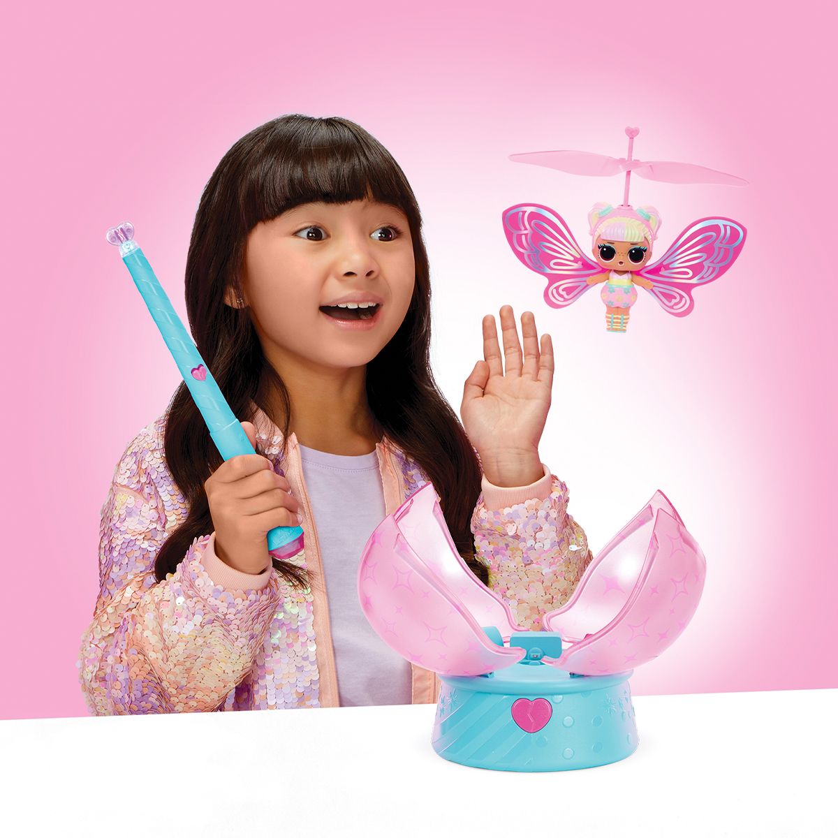Игровой набор с интерактивной куклой L. O. L.  Surprise! серии Magic Flyers Fairies – Цветочек  фото 10