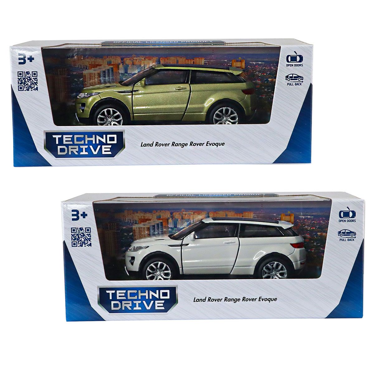 Автомодель - Land Rover Range Rover Evoque (белый, зеленый)  фото 10