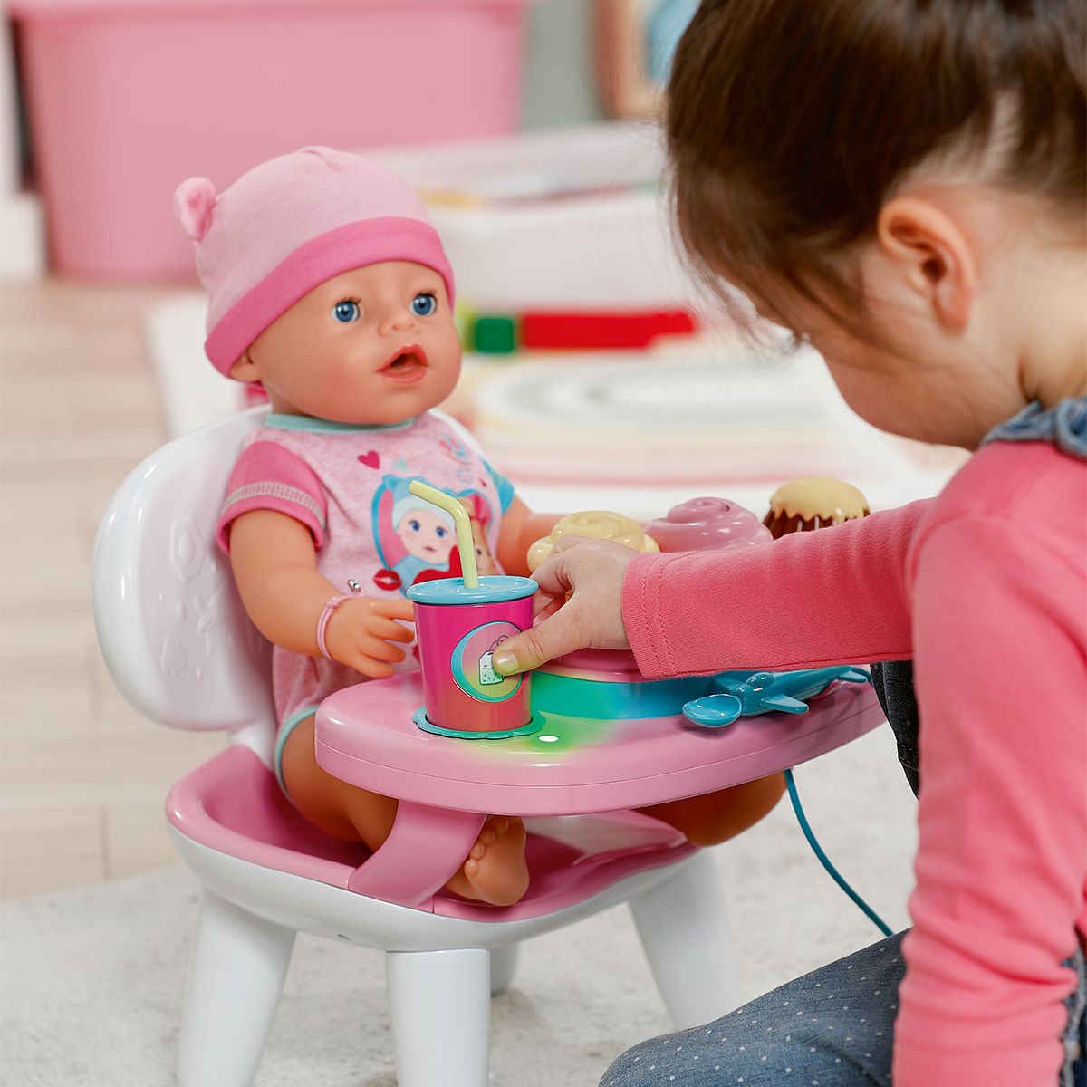 Интерактивный столик для кормления куклы Baby Born – Время обеда (свет, звук)  фото 10