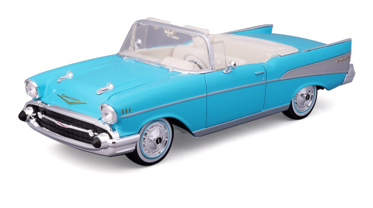 Машинка іграшкова 1957 Chevrolet Bel Air Convertible, масштаб 1:18  фото 10