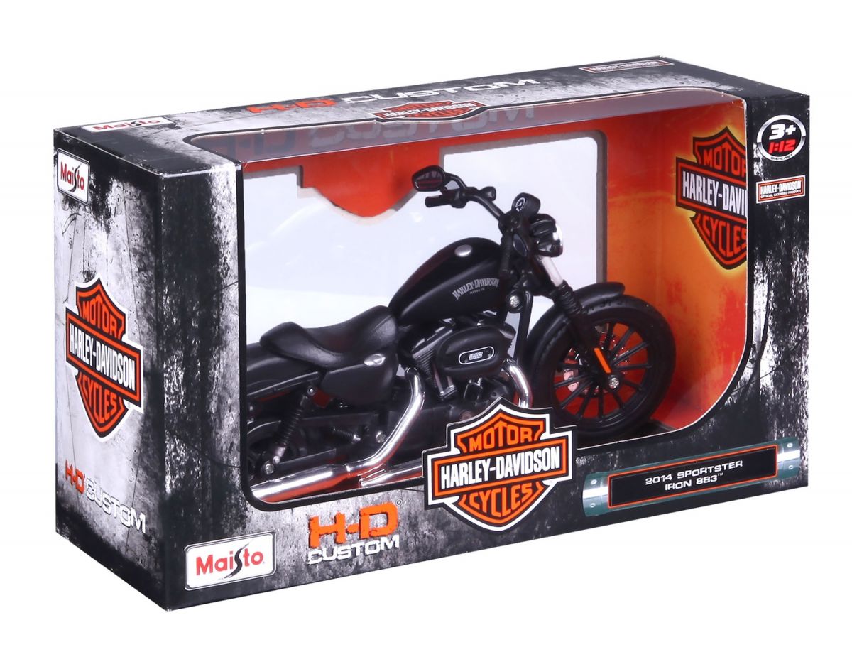 Мотоцикл іграшковий Harley-Davidson Motorcycles With Stand, масштаб 1:12, в асортименті  фото 10