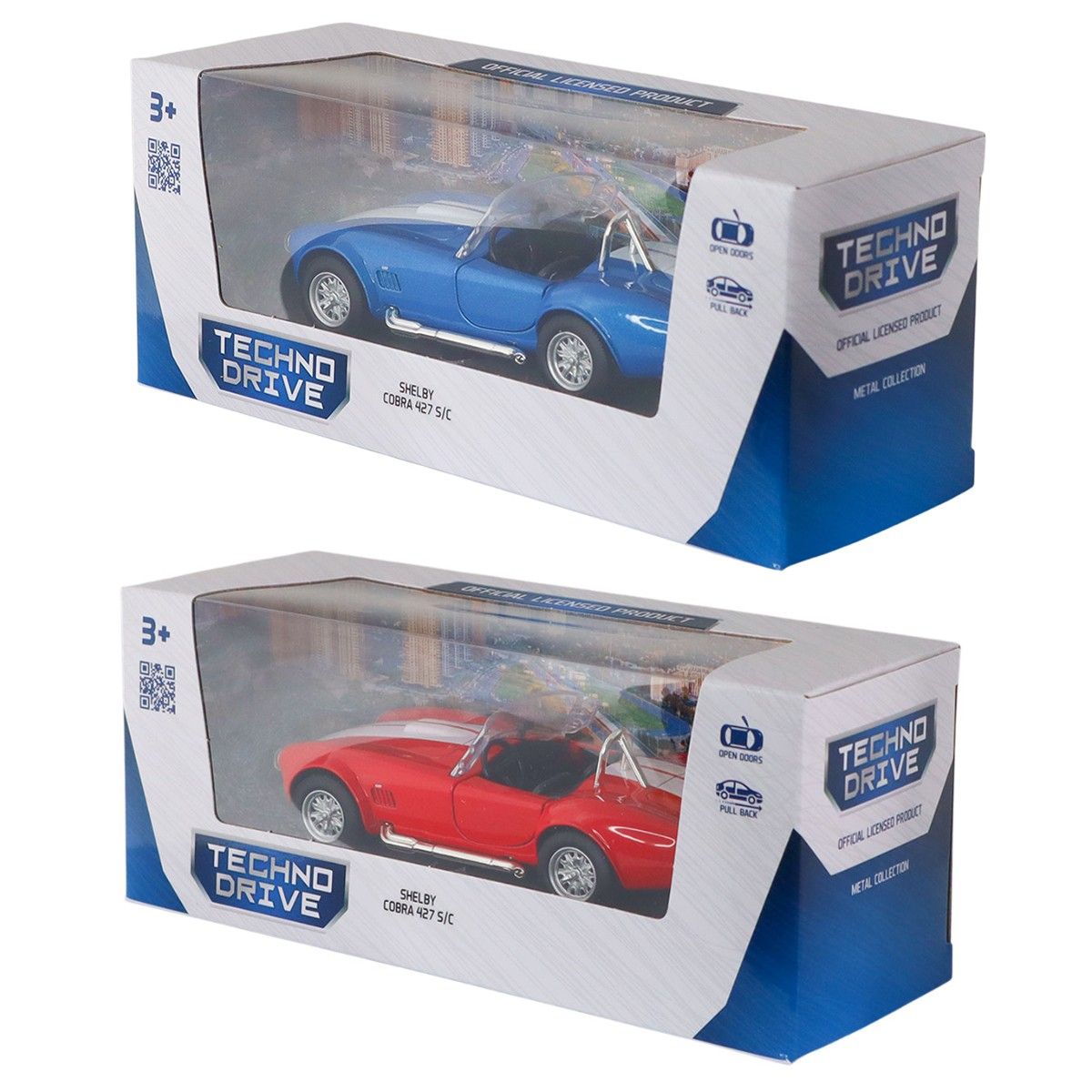 Автомодель – Shelby Cobra 427 SC 1965 (красный, синий)  фото 10