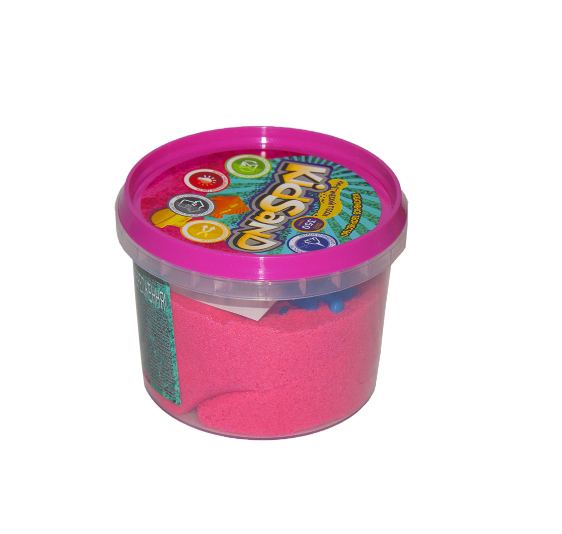 Кинетический песок "KidSand", розовый, KS-01-03, 350 г