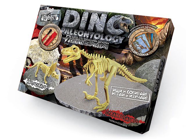 Набір для проведення розкопок "DINO PALEONTOLOGY", "Тиранозавр", DP-01-03