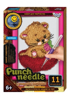 Килимова вишивка "Punch needle: Кошеня" PN-01-02