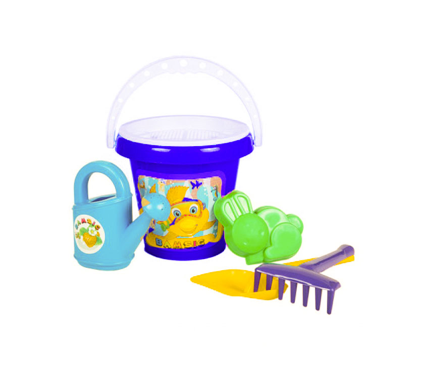 Пісочний набір з лійкою (синій)  фото 1
